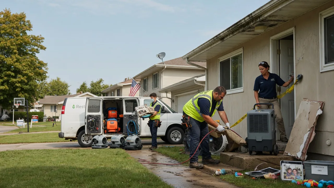 Water Damage Restoration in Rossville, IN near me